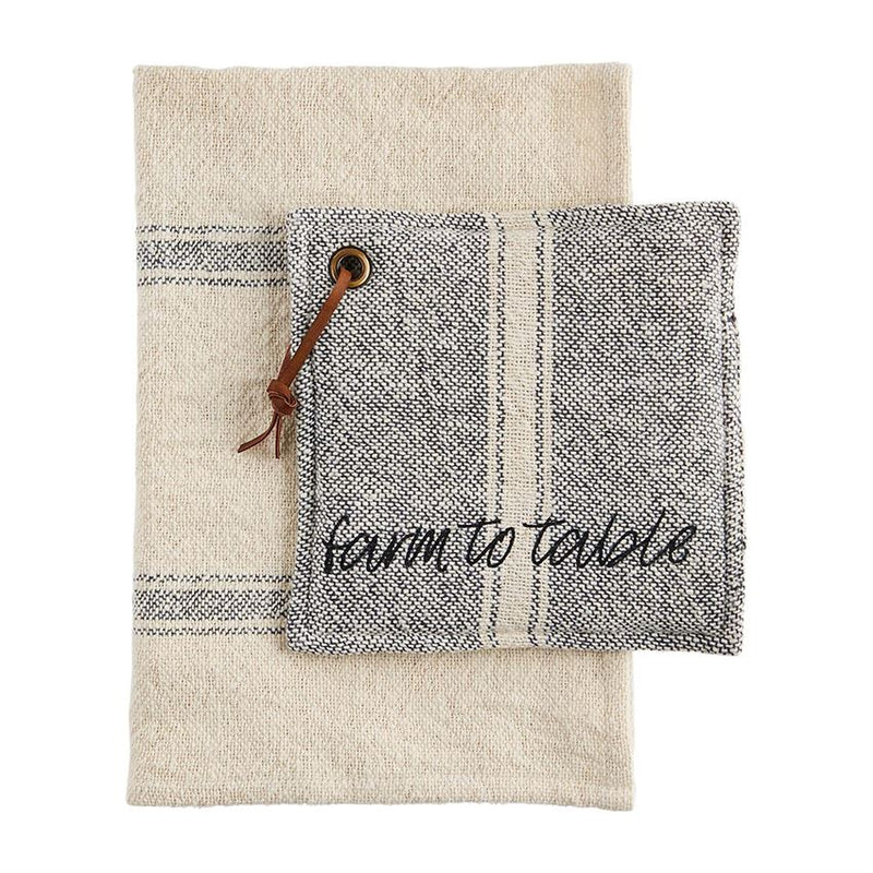 Farmhouse Style Pot Holder Set