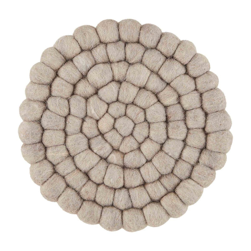 GREY WOOL TRIVET MUD PIE
