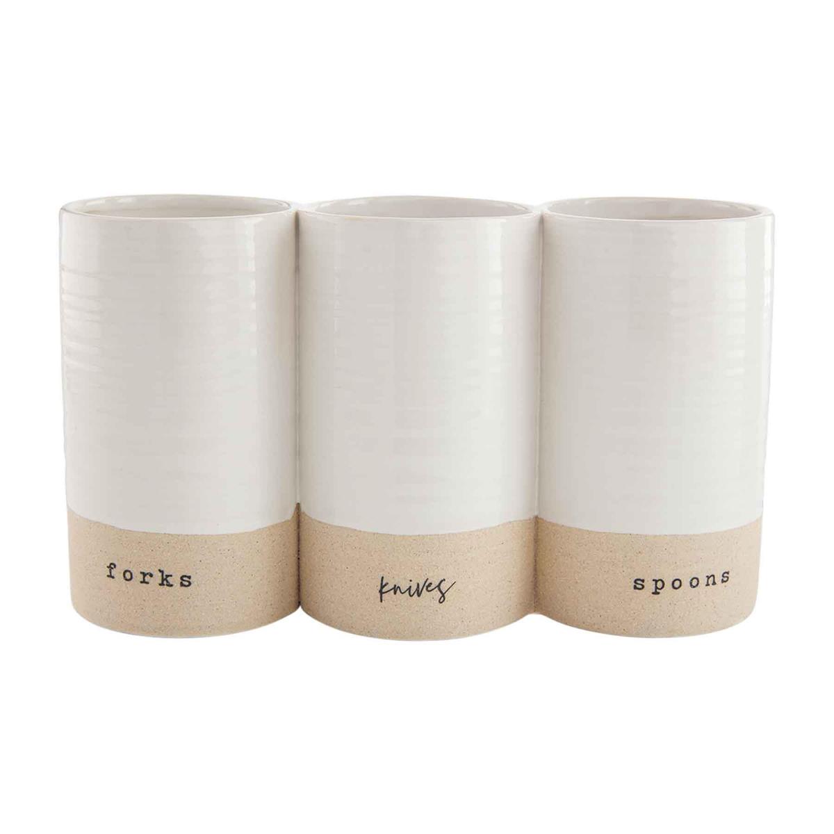 mud pie 3 piece utensil holder