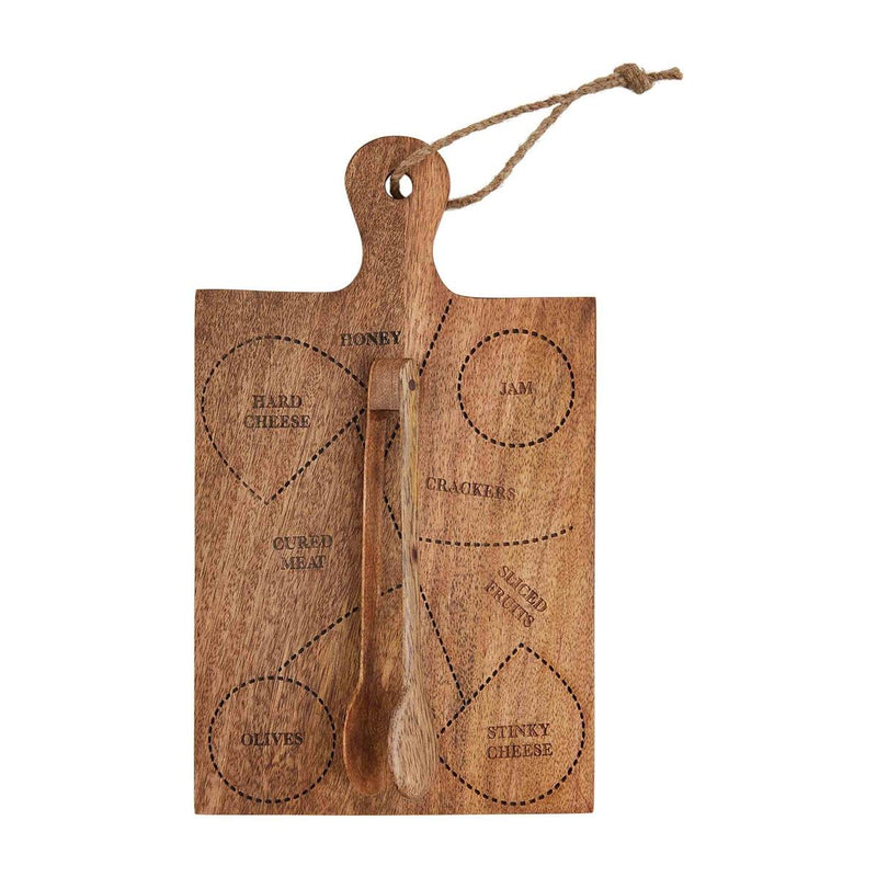 mud pie small square charcuterie board 