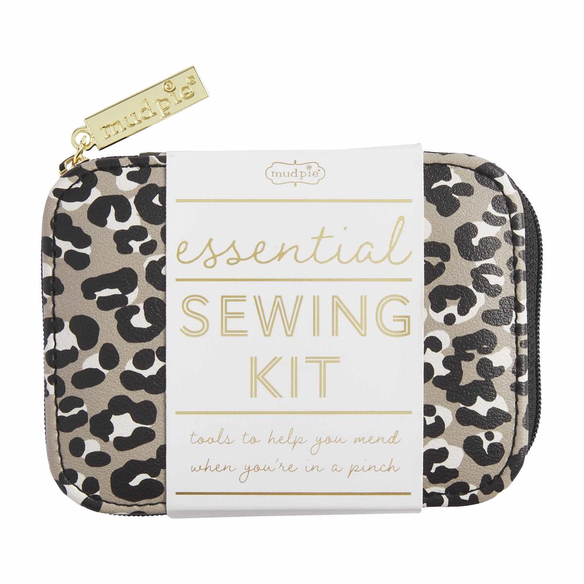 mud pie tan sewing kit