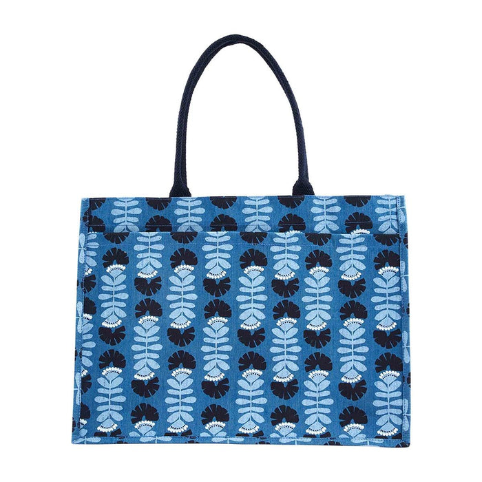 mud pie joco tote in blue 