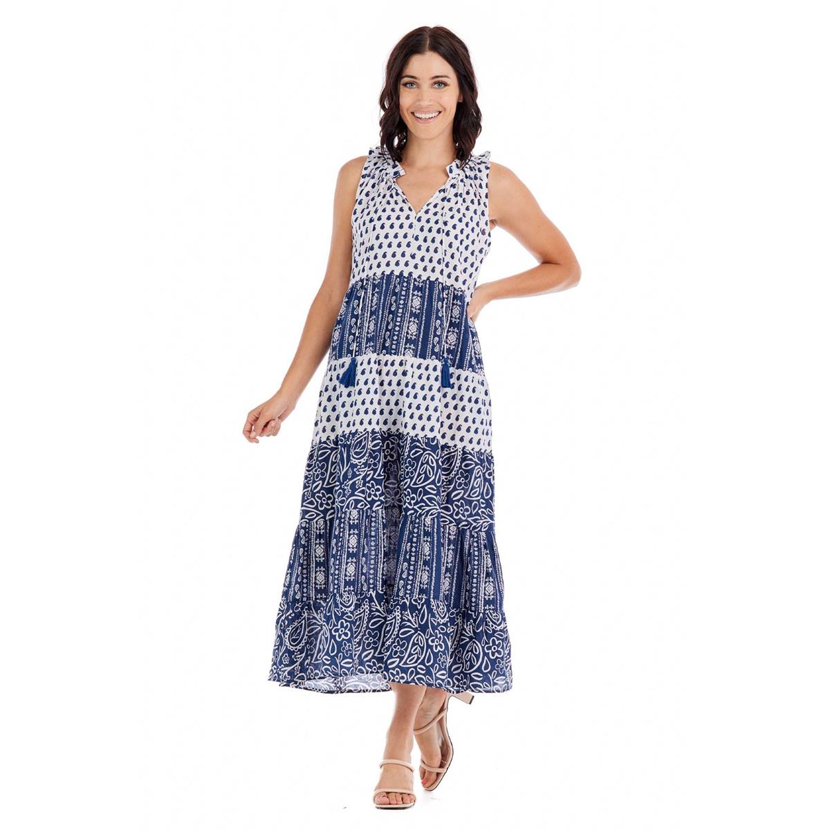 Maeve Dress Navy [mud pie]