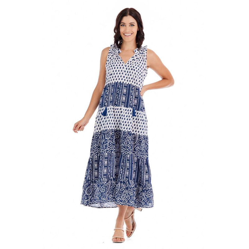 Maeve Dress Navy [mud pie]