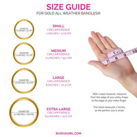 budhgirl bracelet size chart