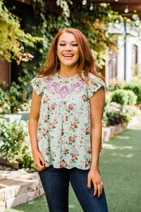 layerz clothing multi print/ color top