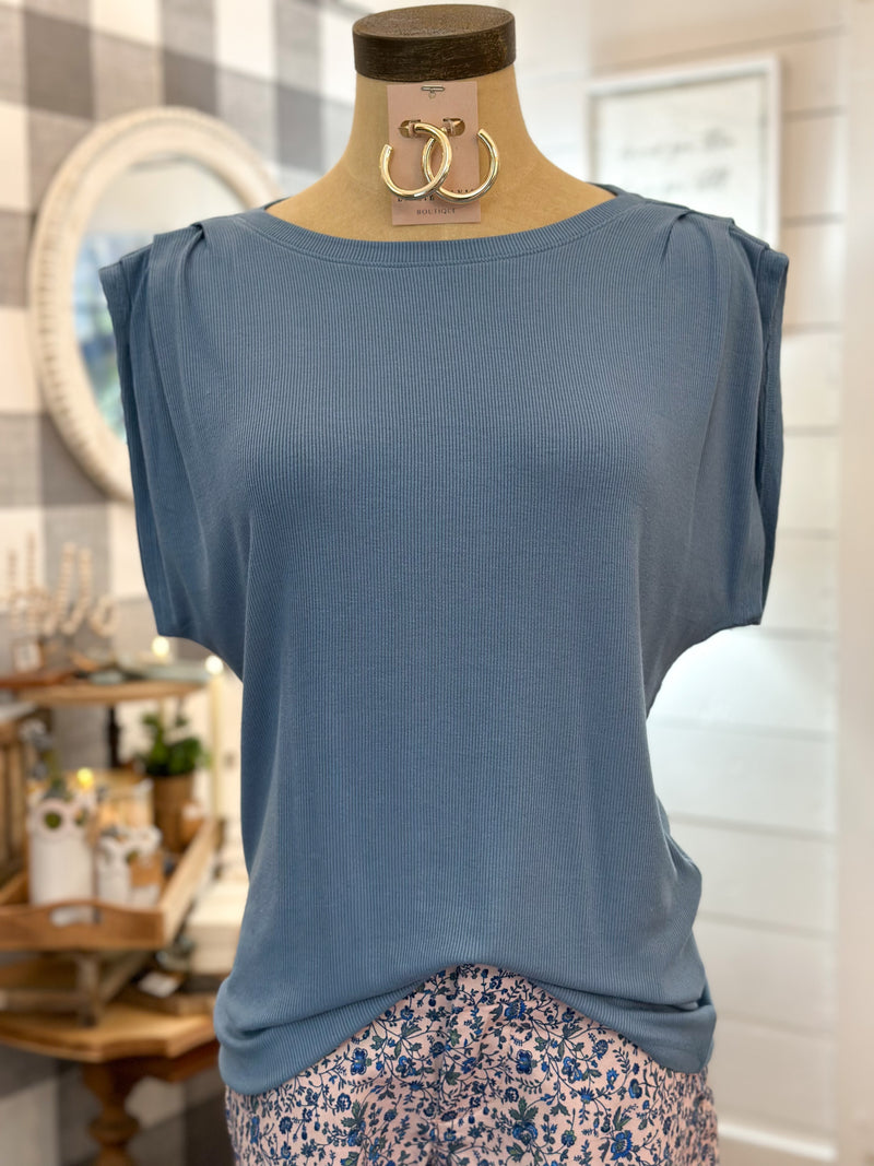 another love blue ilona top