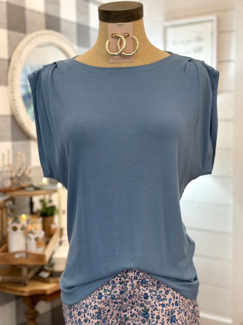 another love blue ilona top
