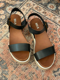 black mia wedge sandal 