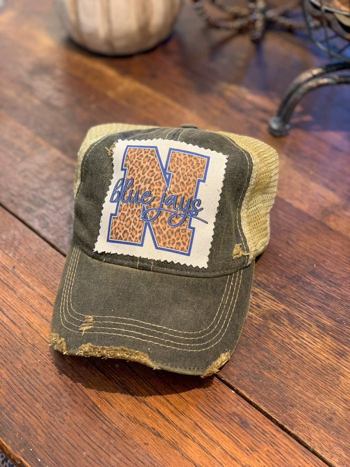 needville blue jay patch cap