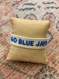go blue jays adjustable bracelet