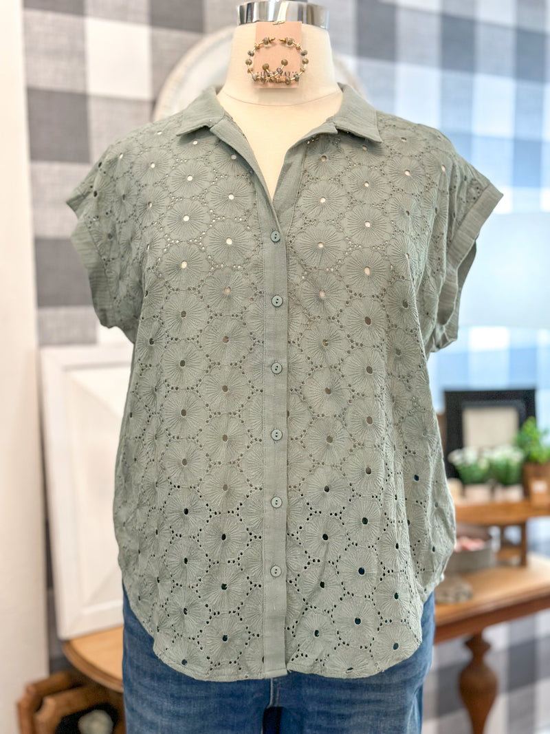 lace front plus size top