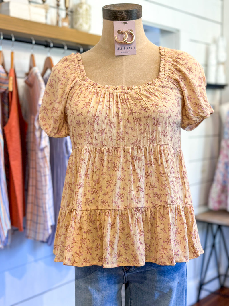 Cheyanne Top - Yellow